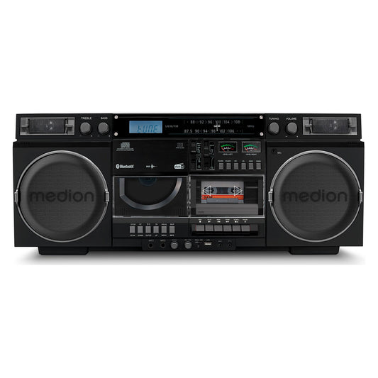 Medion LIFE® P66538 Retro-Boombox schwarz