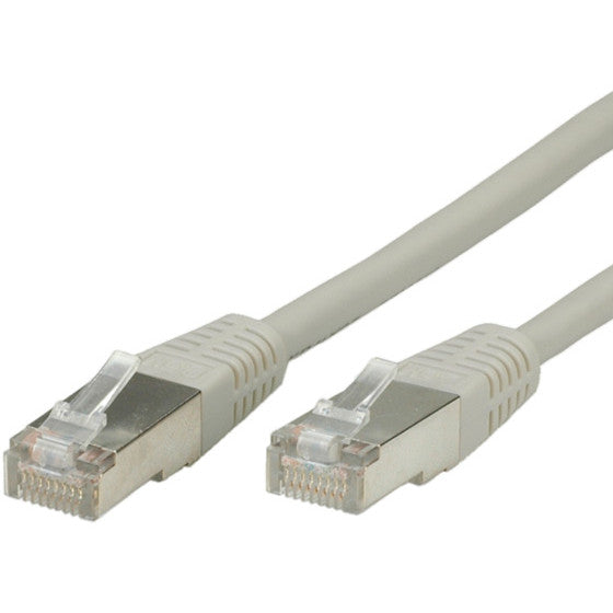 VALUE Patchkabel Kat.6 Class E S/FTP PiMF grau 1.5m