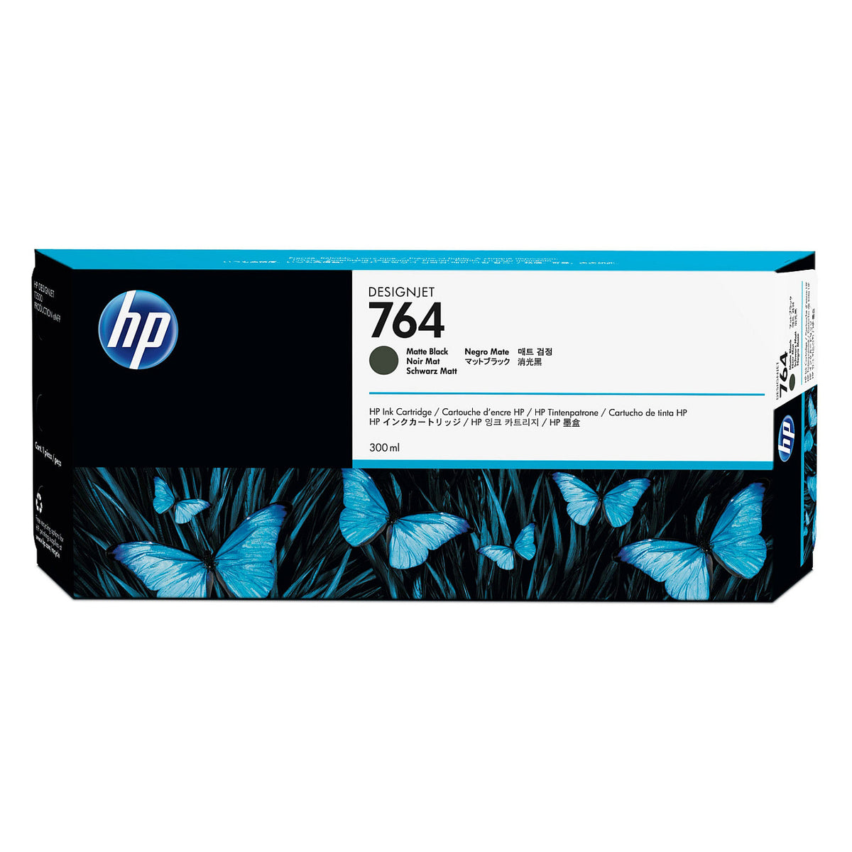 HP 764 Mattschwarz Tintenpatrone 300ml