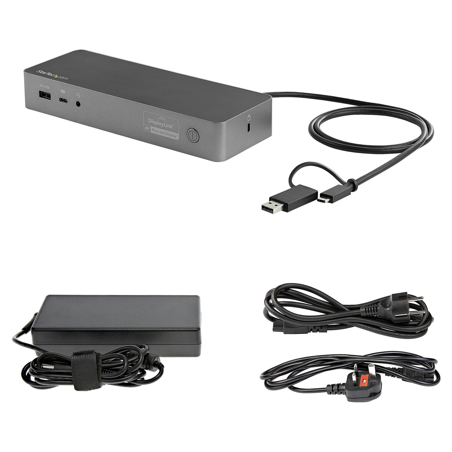 D StarTech UNIVERSAL DOCK USB-C + USB 3.0