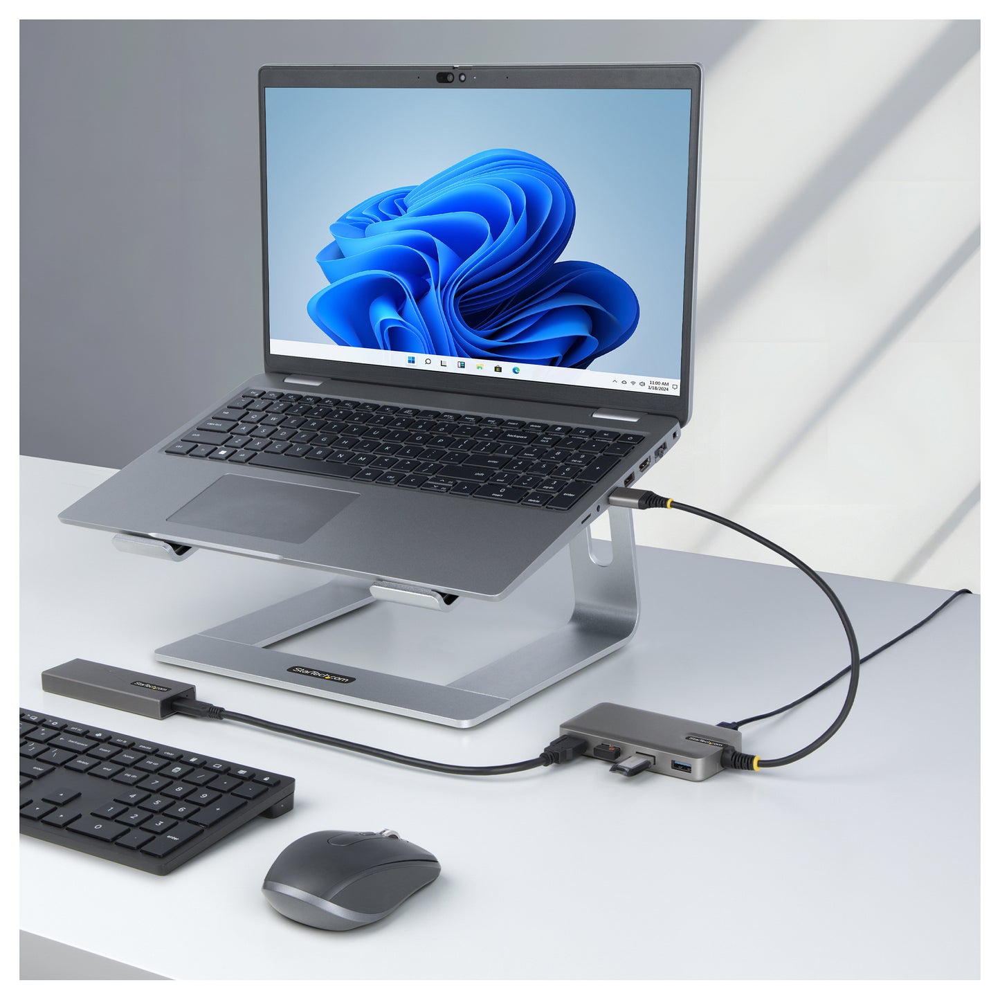 D StarTech 4-PORT USB HUB 5GBPS PORTABLE