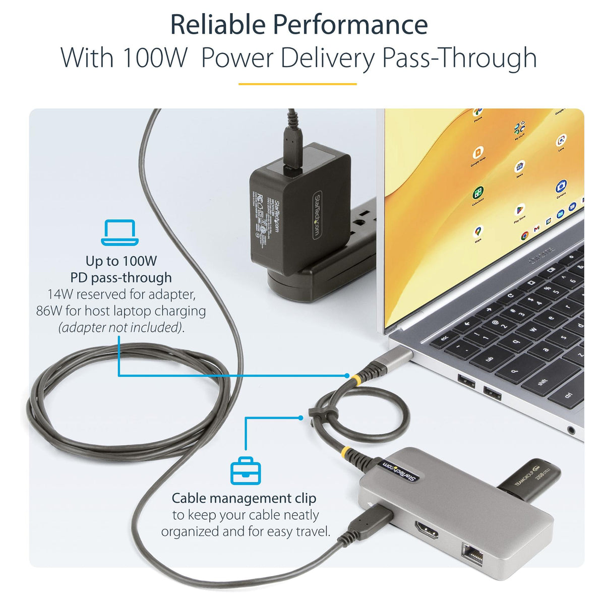 D StarTech USB-C MULTIPORT ADAPTER HDMI
