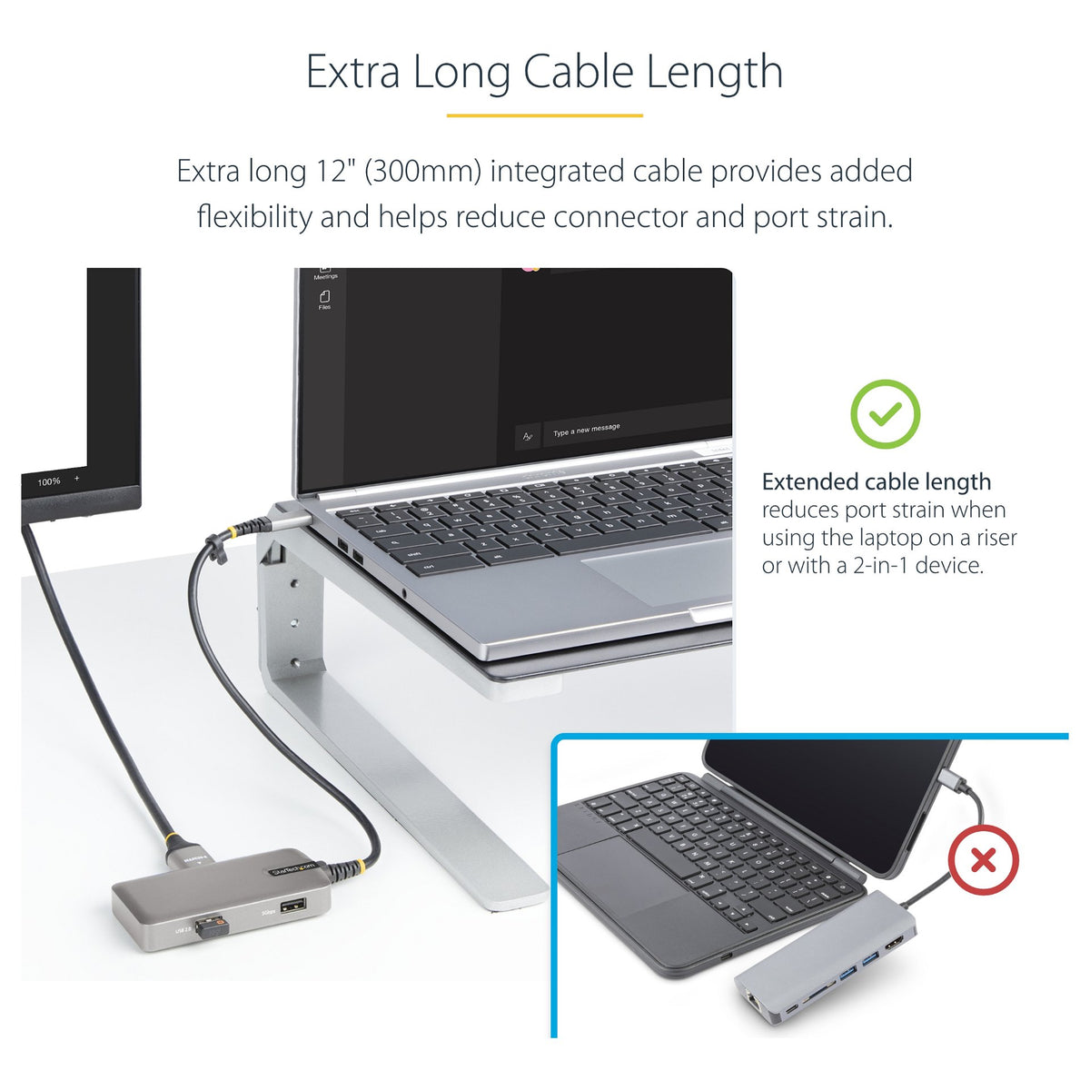 D StarTech USB-C MULTIPORT ADAPTER HDMI