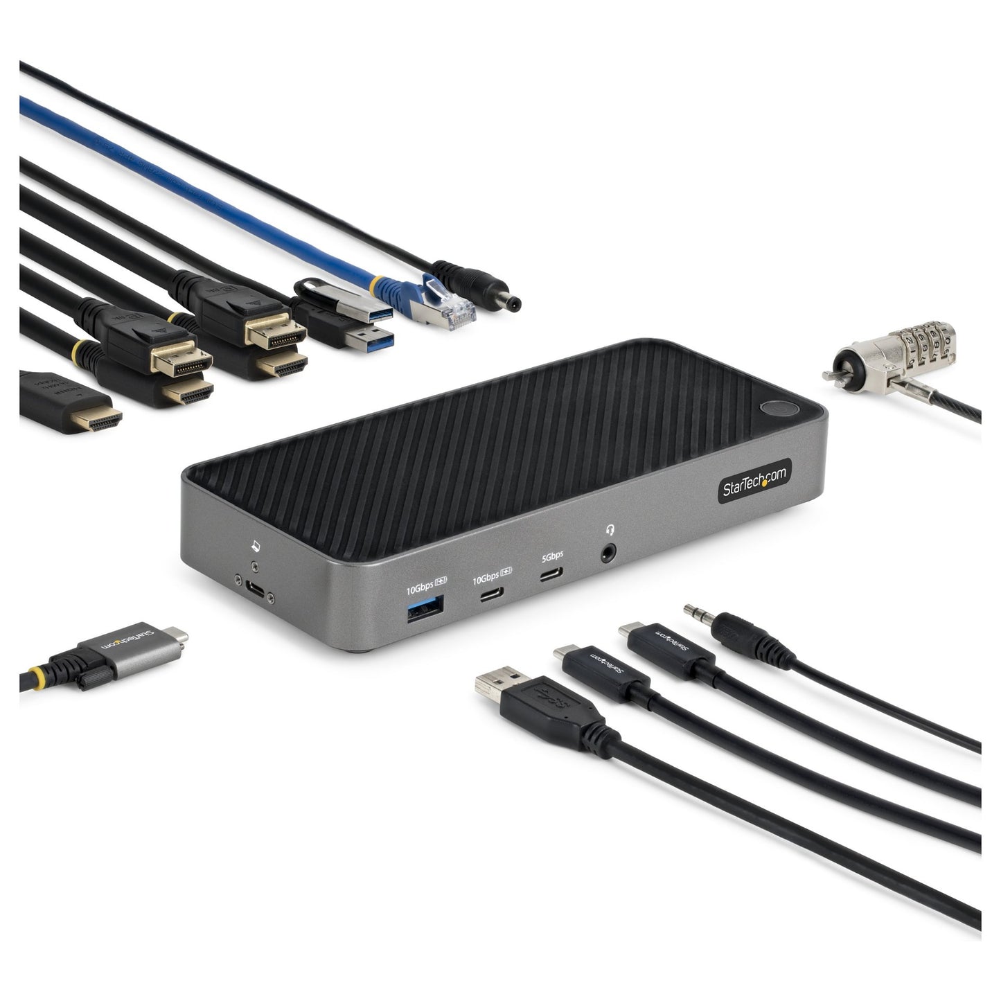 D StarTech TRIPLE MONITOR DOCKING STATION
