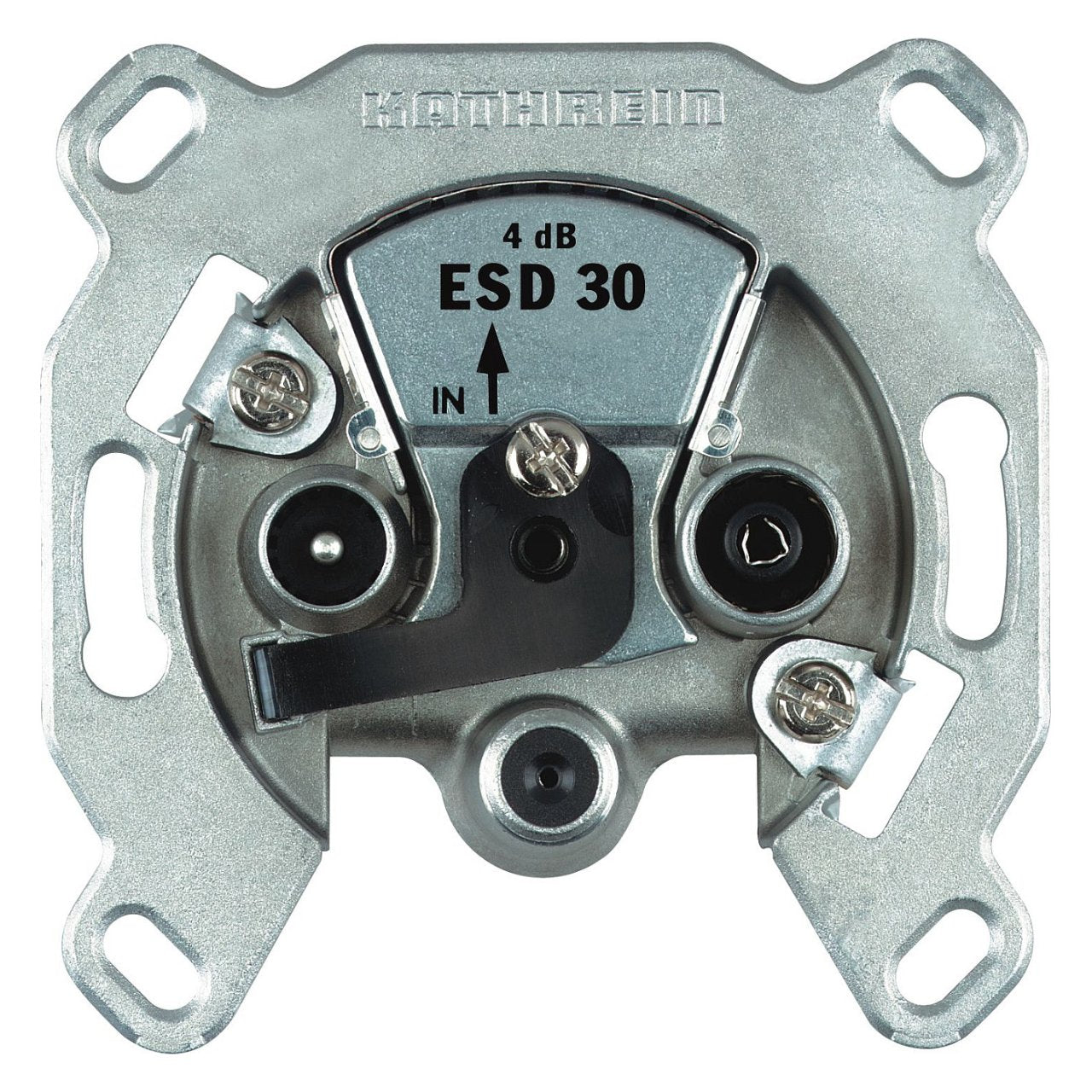 Kathrein ESD 30 Antennendose EINZEL 3-Loch mit DC-Durchlaß