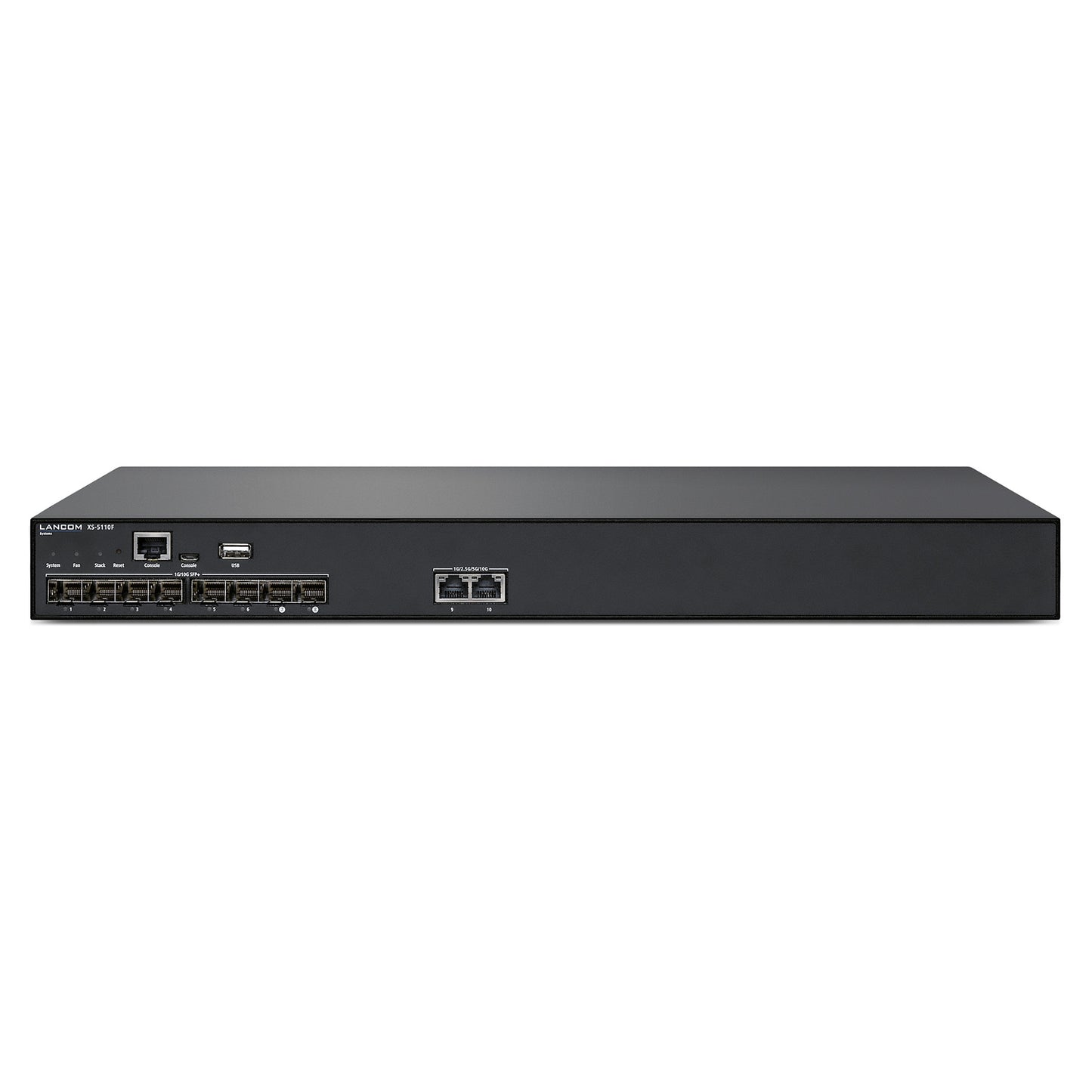 XS-5110F Aggregation Switch (8x SFP+ / 2x 10G RJ45)