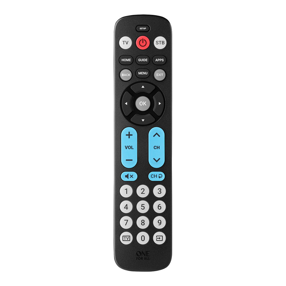 One for All Big Button Remote Universalfernbedienung URC 6821