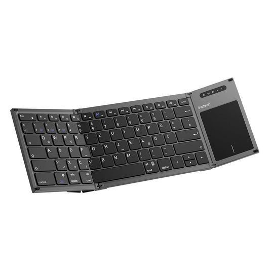 inateck Keyboard Tablet QWERTZ steel gray