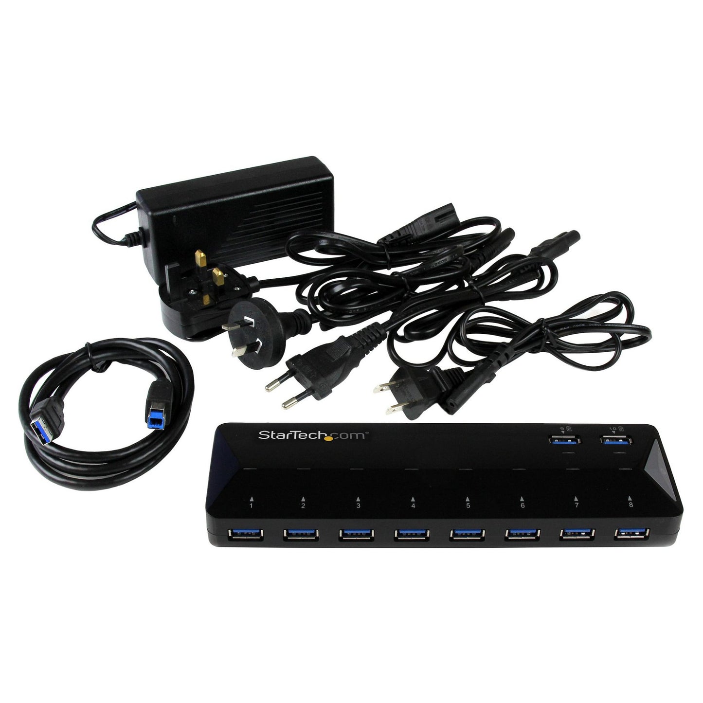 StarTech 10-PT USB 3.0 HUB W/ CHARGING