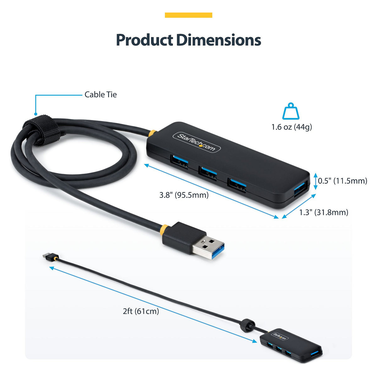StarTech 4-PORT USB-A HUB 5GBPS