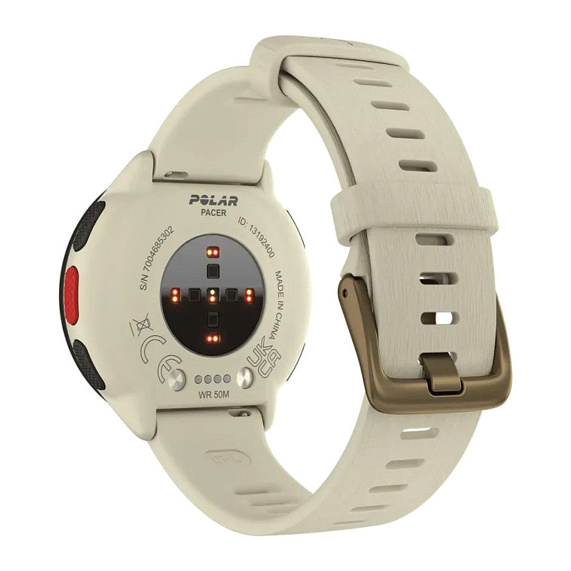 Polar Pacer Pro white red