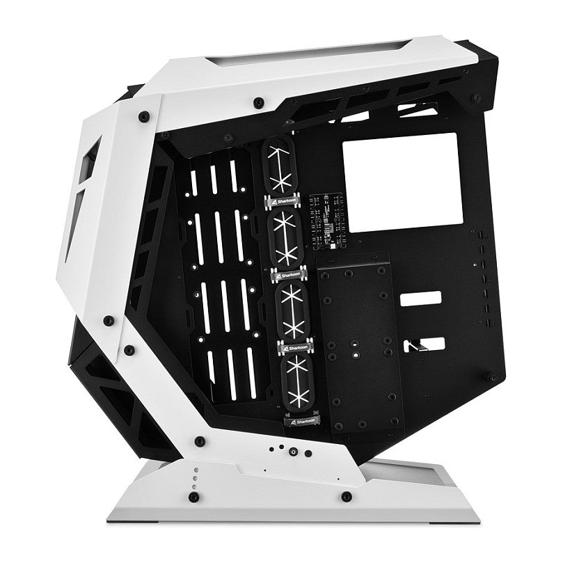 Sharkoon ELITE SHARK CA700 (schwarz/wei, Seitenteil aus gehrtetem Glas)