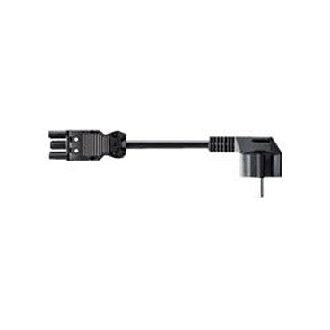 BACHMANN Gertezuleitung Schutzkontakt/Gertekupplung GST18-3 schwarz 1,5m