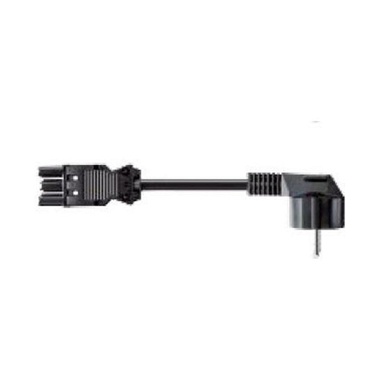 BACHMANN Gertezuleitung Schutzkontakt/Gertekupplung GST18-3 schwarz 2m