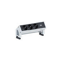 BACHMANN DESK2 3x Schutzkontakt GST18 weiss