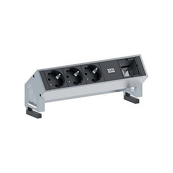 BACHMANN DESK2 3x Schutzkontakt 1x ABD GST18 Inox