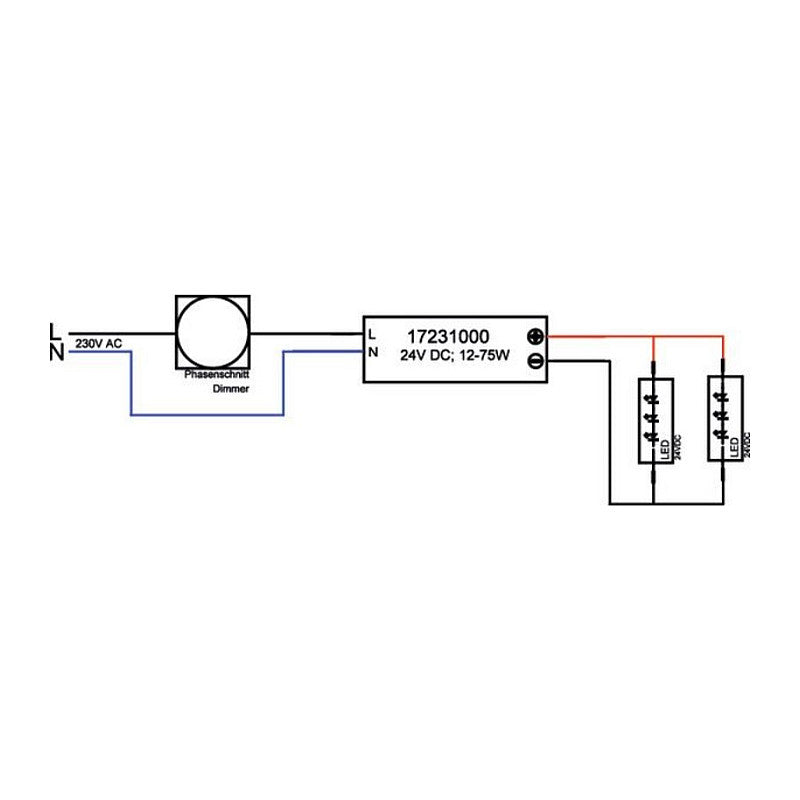 Brumberg 17231000 Netzgerät rechte. ws Phase 75W 24V