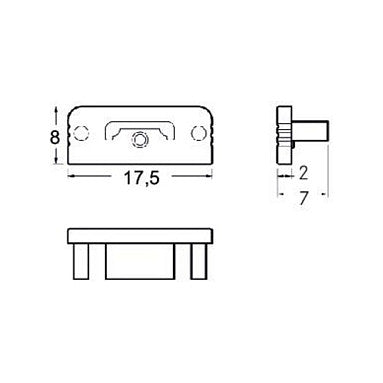 Brumberg 53038260 Endkappen-Set QUALITYFLEX ws