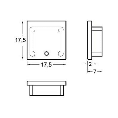 Brumberg 53039260 Endkappen-Set QUALITYFLEX si