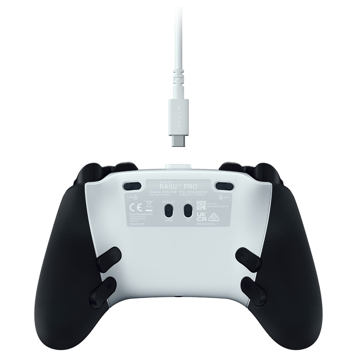 Razer Raiju V3 Pro wireless E-Sport-Controller für PlayStation 5 & PC white