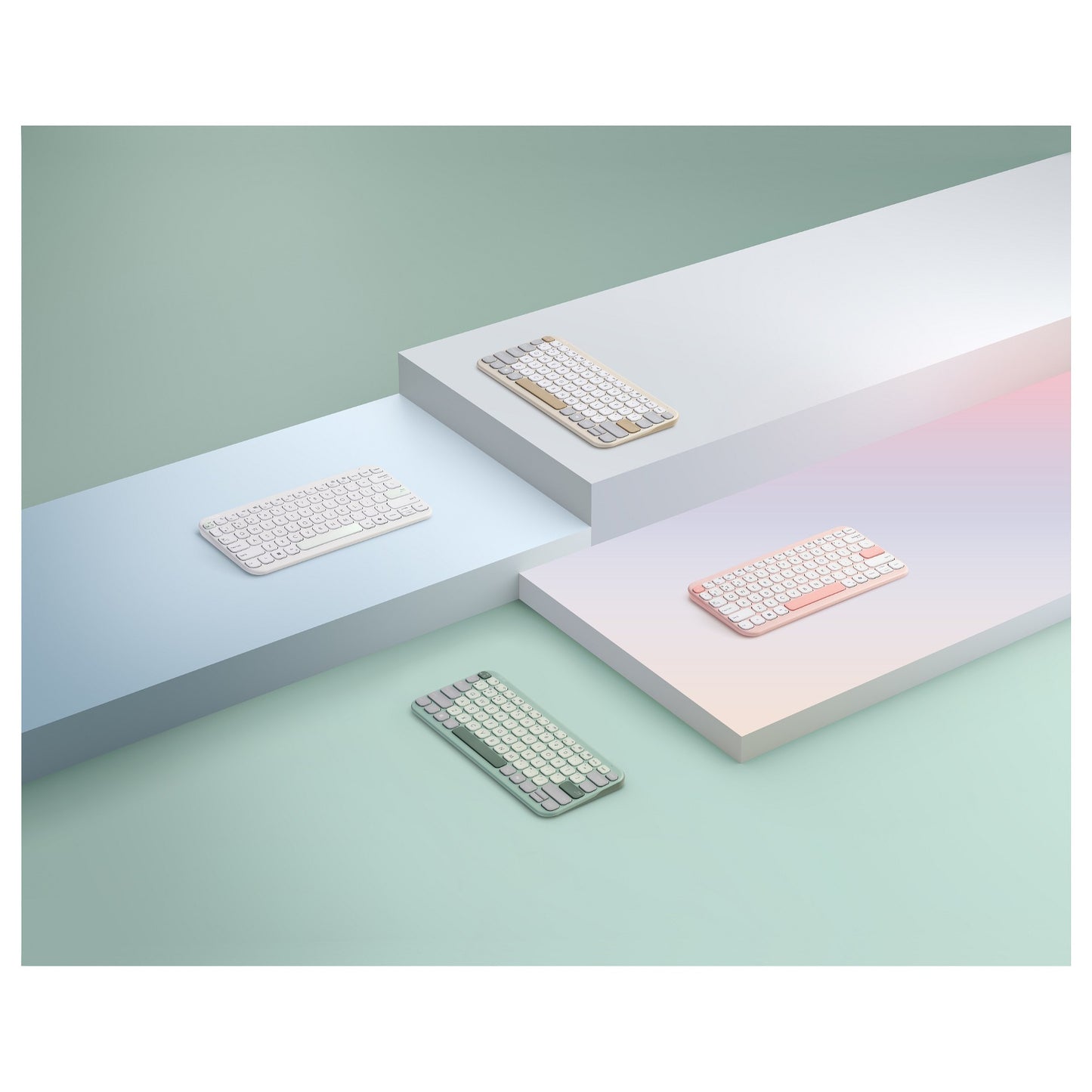 ASUS KW100 Tastatur QWERTZ pink