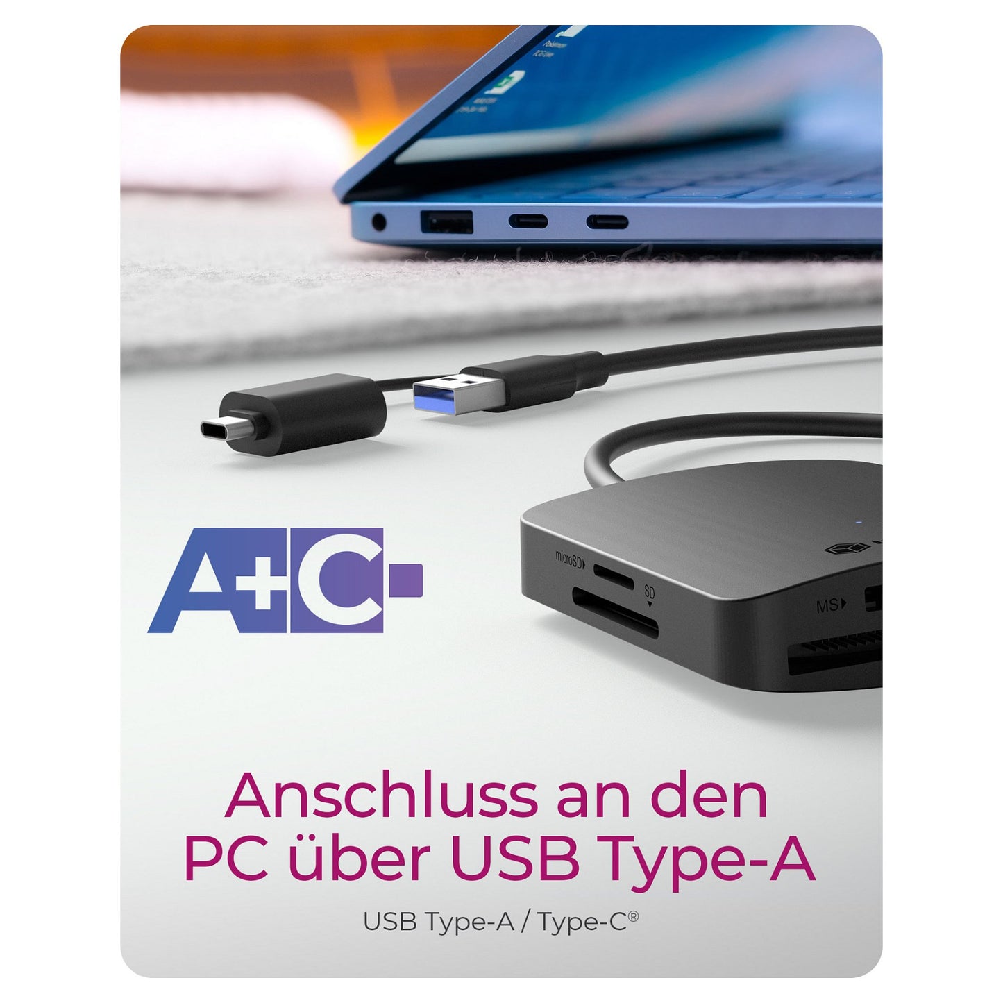 ICY BOX IB-CR302-CU3 USB 3.2 Gen 1 Card Reader