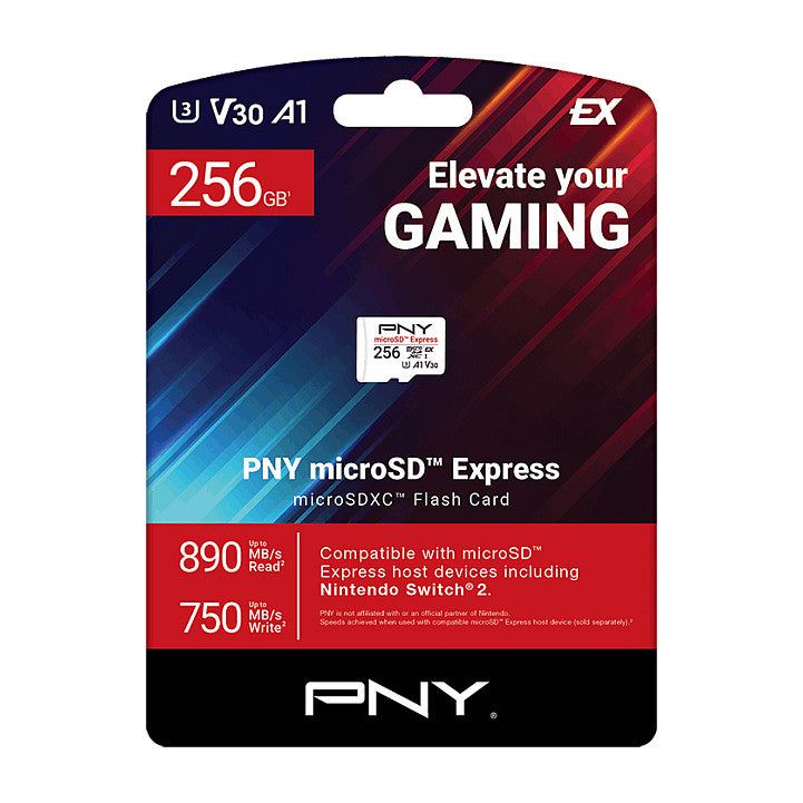 STICK 256GB Express microSD memory card P-SDU256P31880EXP-GE