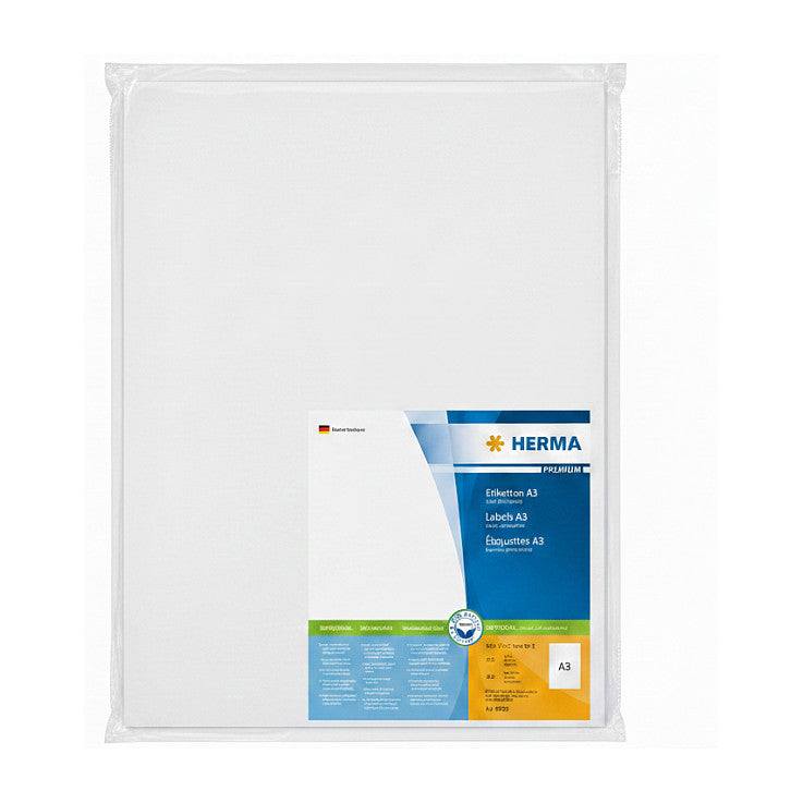HERMA A3-Etiketten Premium weiß 297x420 mm Papier 100 St.