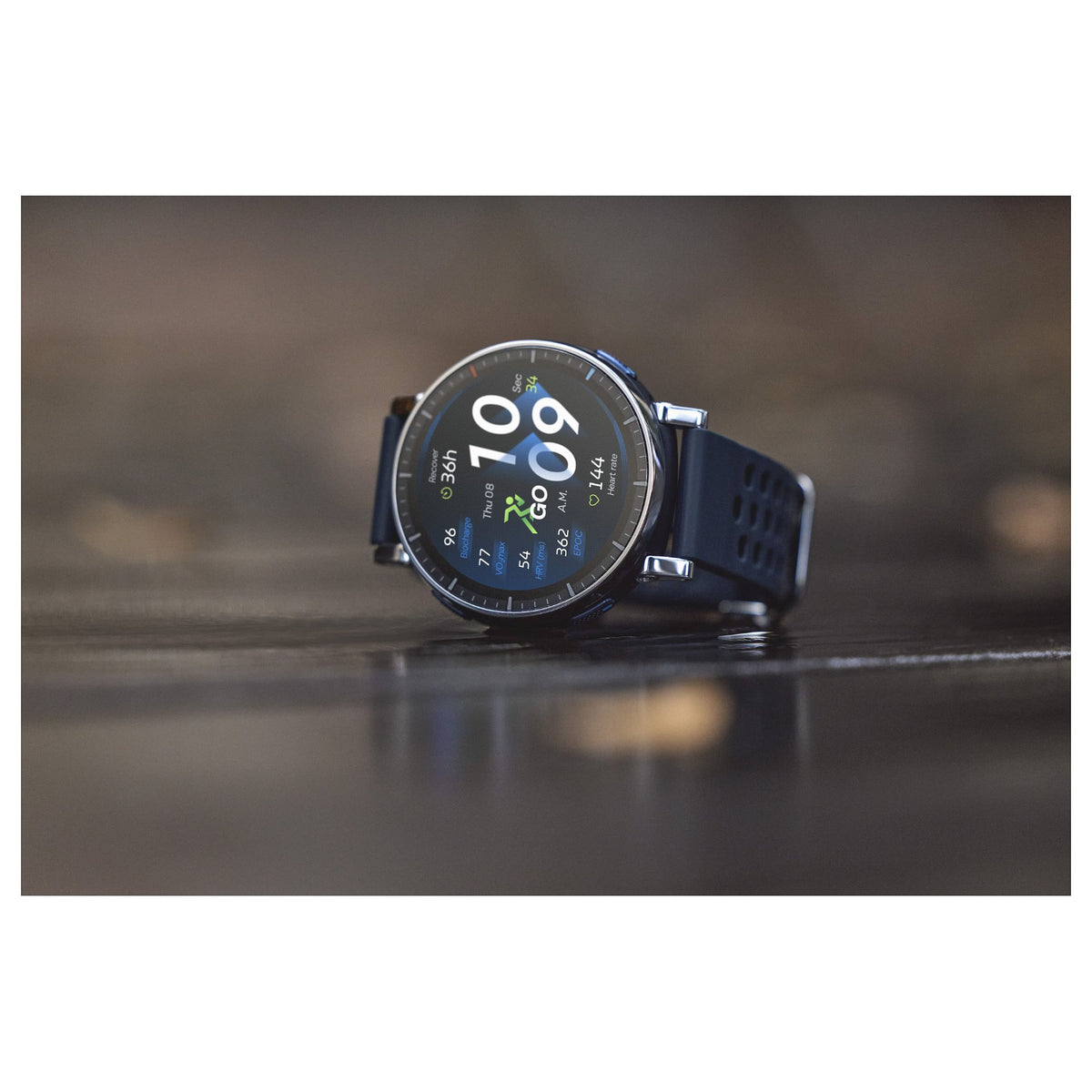 Amazfit Active 3 Premium Dark Blue Smartwatch HYROX-Modus