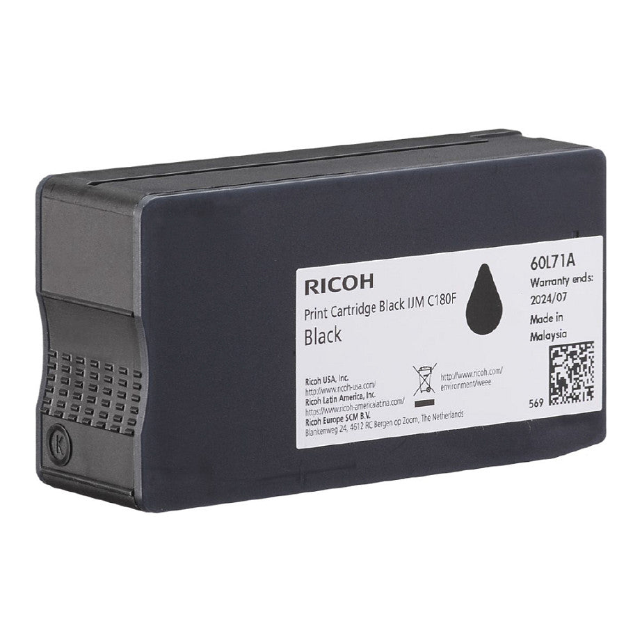 Ricoh Tinte Black IJM C180F 2.000 Seiten nach ISO/IEC24711