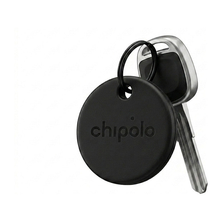 Chipolo POP - Tracking tag compatible with Apple Find My on iPhone or Find Hub on Android (Black)