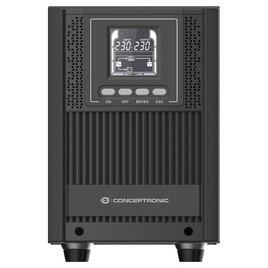 CONCEPTRONIC USV 2000VA/1800W/4xSchuko/USB/+ Online Tower sw