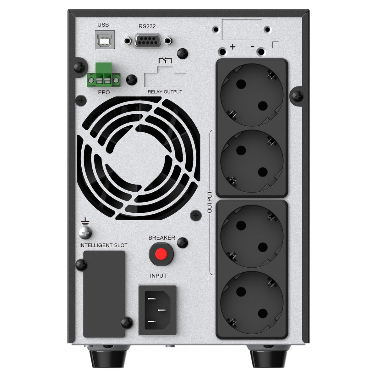 CONCEPTRONIC USV 2000VA/1800W/4xSchuko/USB/+ Online Tower sw
