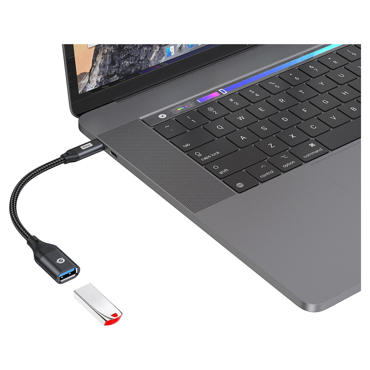 CONCEPTRONIC Adapter USB-C3.2->USB-A3.0 10Gbs 0.20m sw