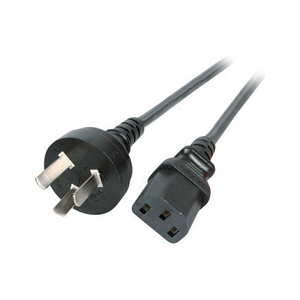 EFB Netzleitung China - C13 180°, schwarz, 1.8 m, 3 x 0.75m