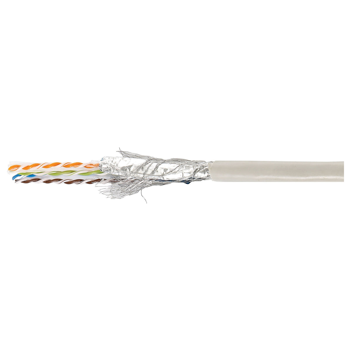 Instal.Kab Cat6 SF/UTP ECA 305.00m grau LSZH (Speditionsversand)