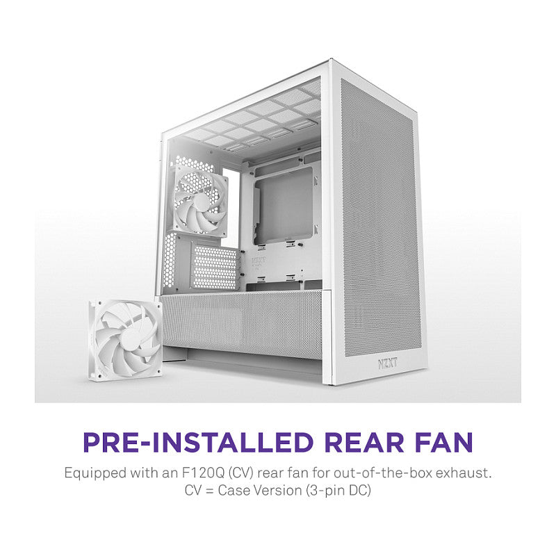 NZXT H3 FLOW All White MidiTower CC-H31FW-01