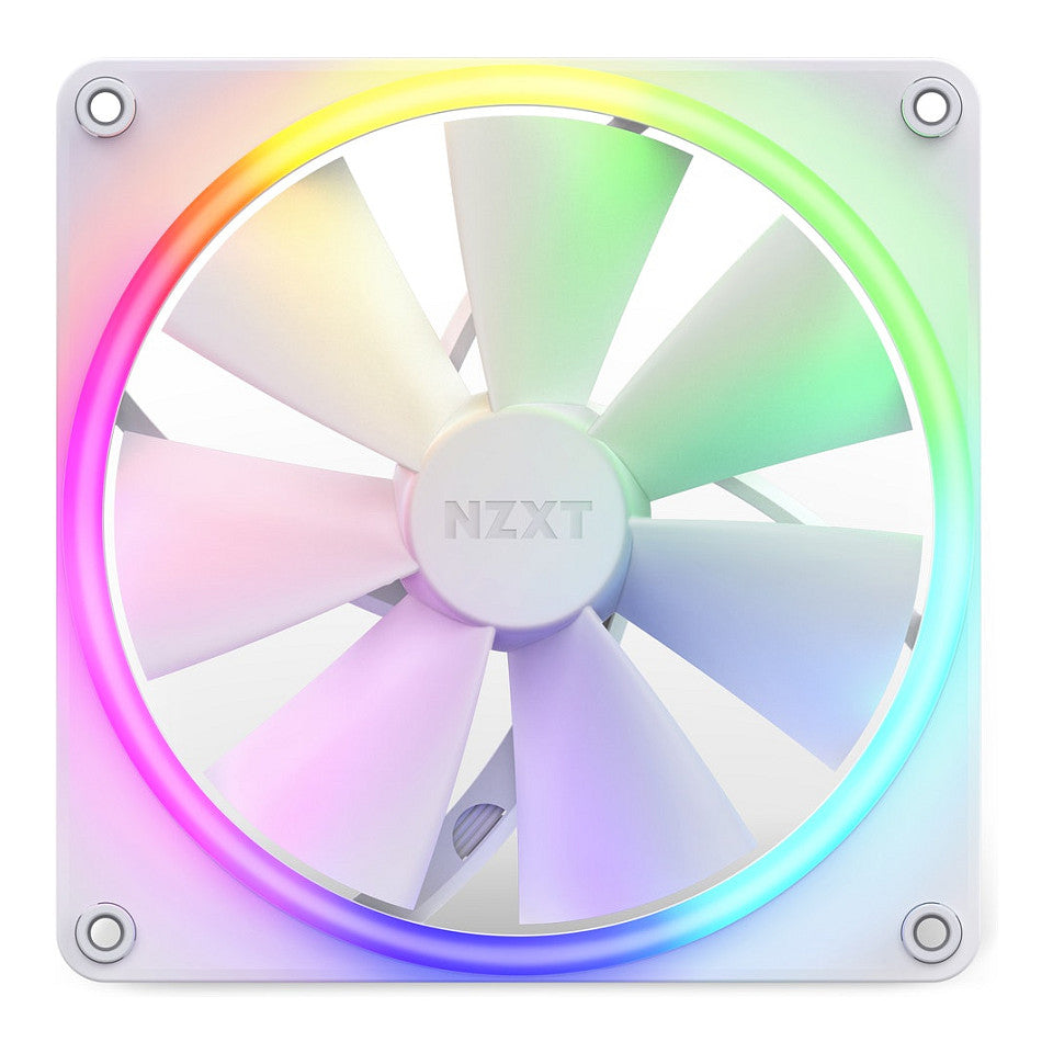 140mm NZXT F-Serie F140 RGB Lüfter White RF-R14SF-W1