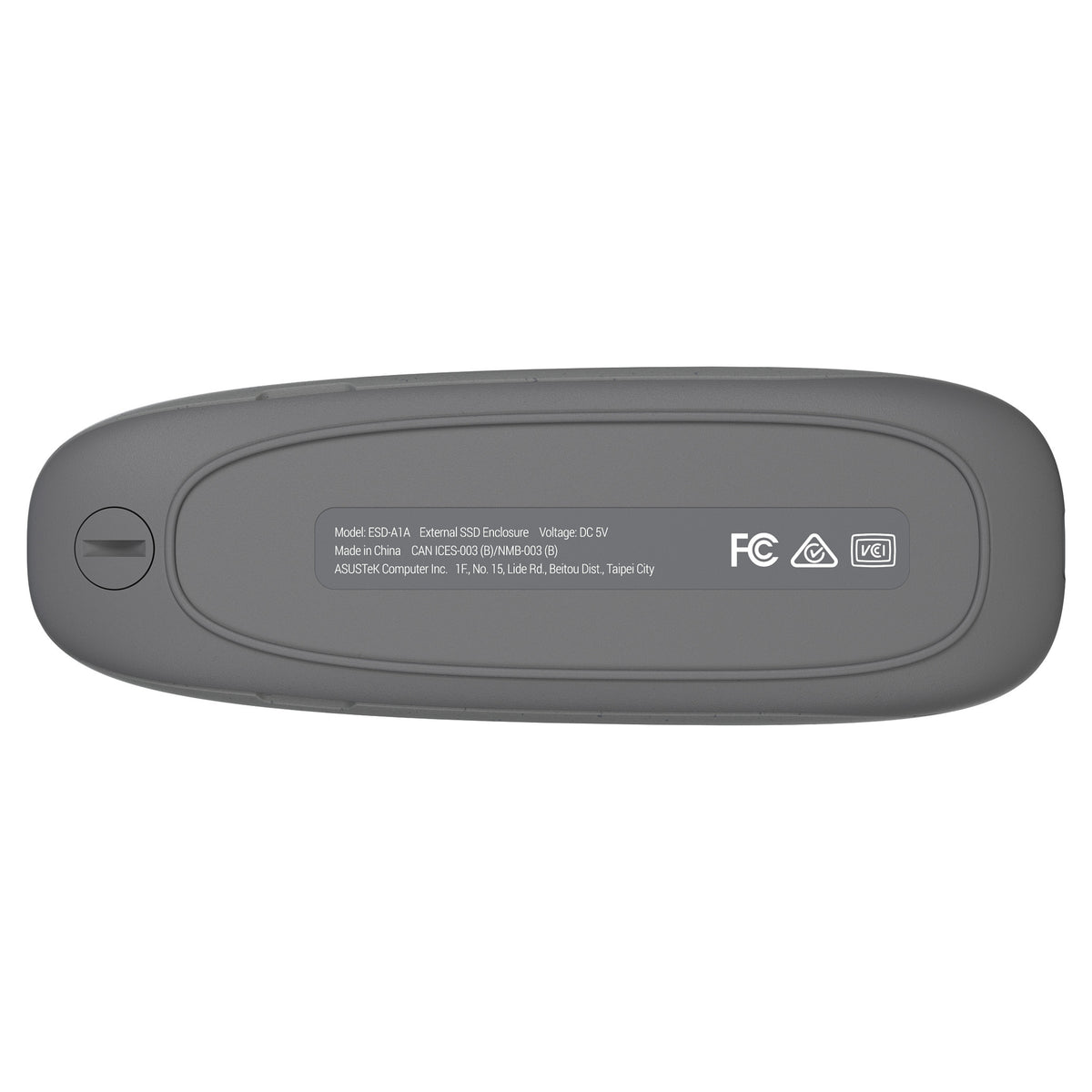 ASUS COBBLE USB-C 3.2 Gen 2x1 SSD-Gehäuse Grey