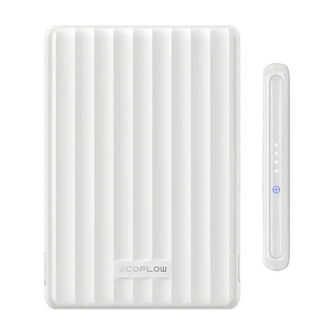 ECOFLOW RAPID Mag 5K Powerbank 5000 mAh Qi2 15 W kabellos X-Cooling Slim White