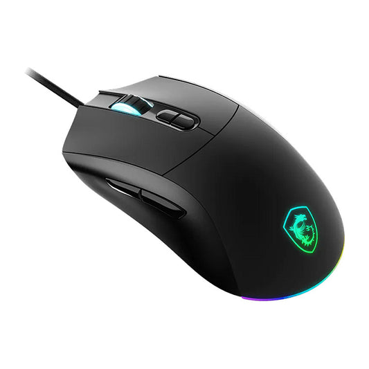 MSI Forge GM320 Gaming Maus, Black, USB
