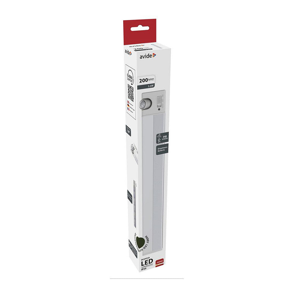 Avide LED Schrankleuchte mit Akku 2.5W PIR Bewegungssensor