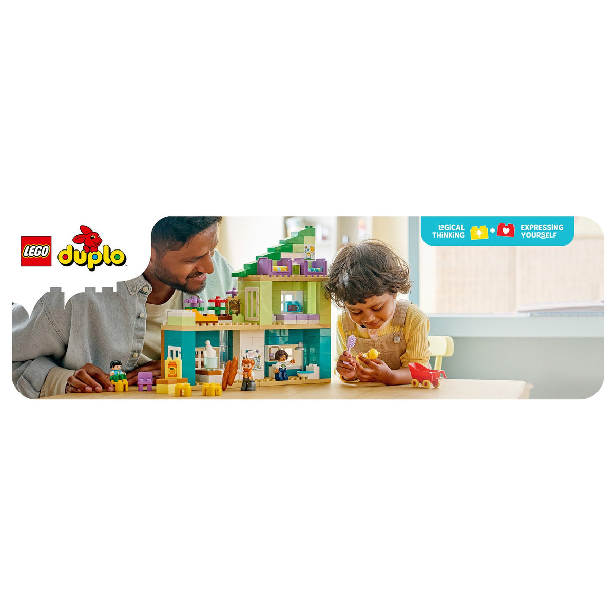 10470 DUPLO Town Modernes Familienhaus mit Figuren - 3-in-1-Set