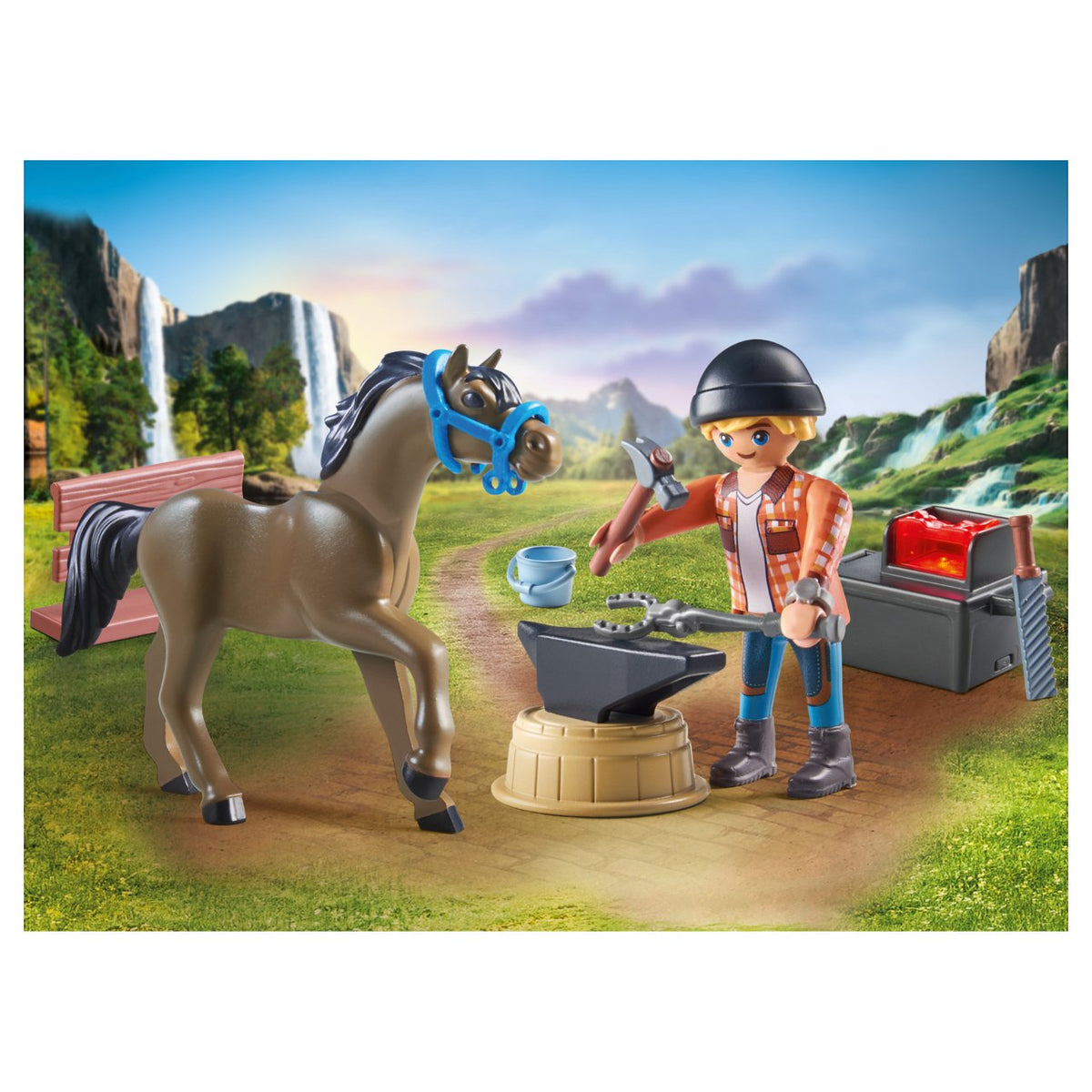 - Horses of Waterfall - Hufschmied Ben & Achilles
