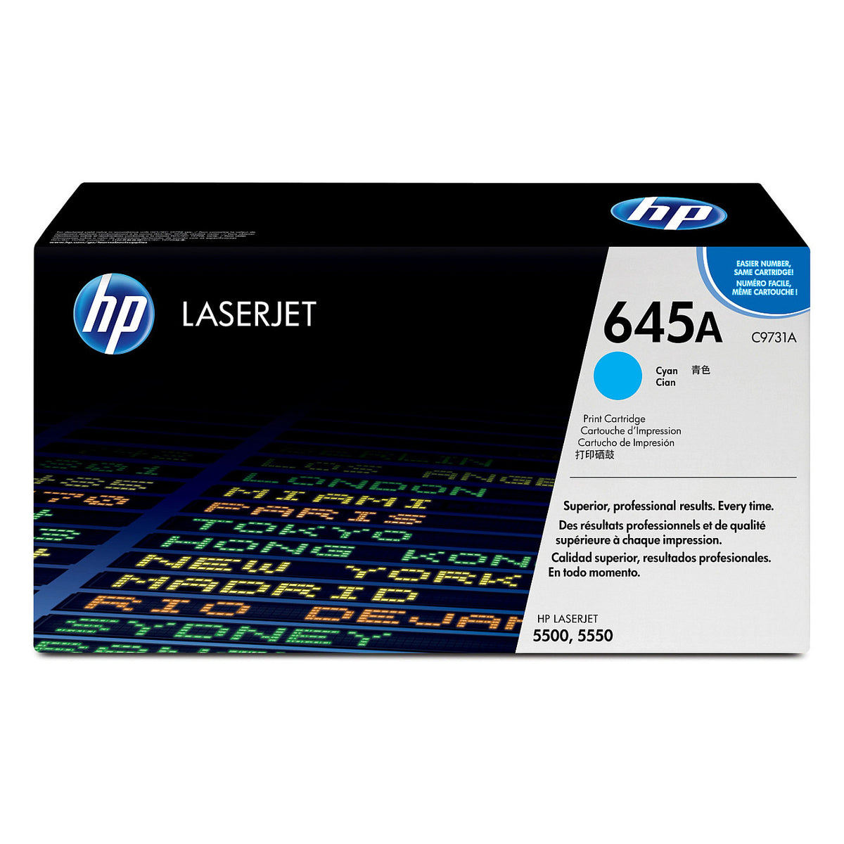 HP 645A Cyan LaserJet Tonerpatrone