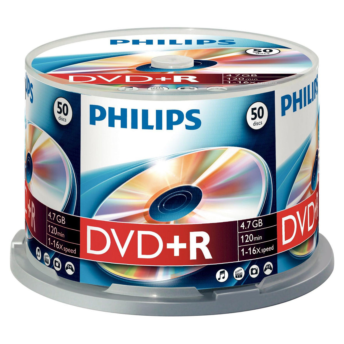 1x50 Philips DVD+R 4,7GB 16x SP