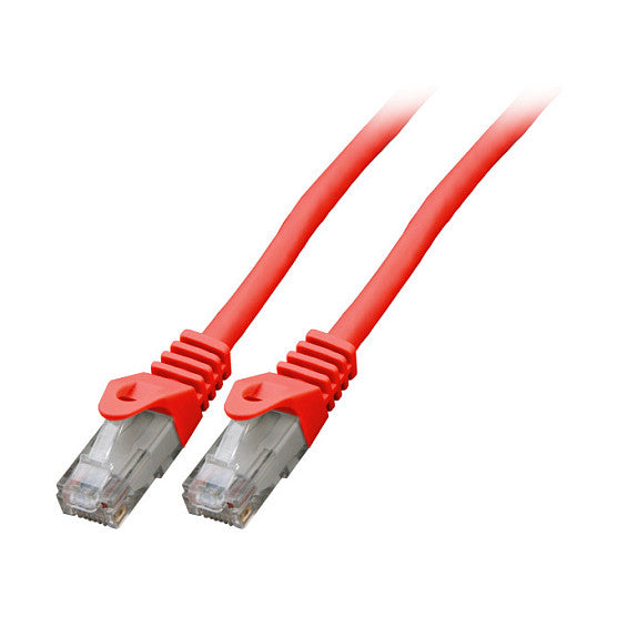 EFB RJ45 Patchkabel Cat.6 U/UTP LSZH CCA rot 1,5m