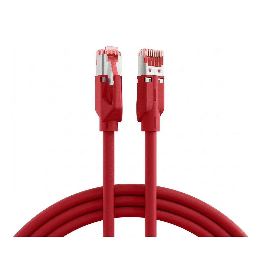 EFB RJ45 Patchkabel Cat.6A S/FTP LSZH Draka UC900 TM21 rot 0,25m