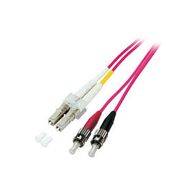 EFB Duplex Patchkabel LC-ST OM4 15m LSZH 2mm erikaviolett