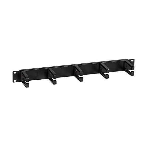 EFB 19" 1HE Kabelfhrungspanel, 5 Bgel, Kunststoff RAL9005
